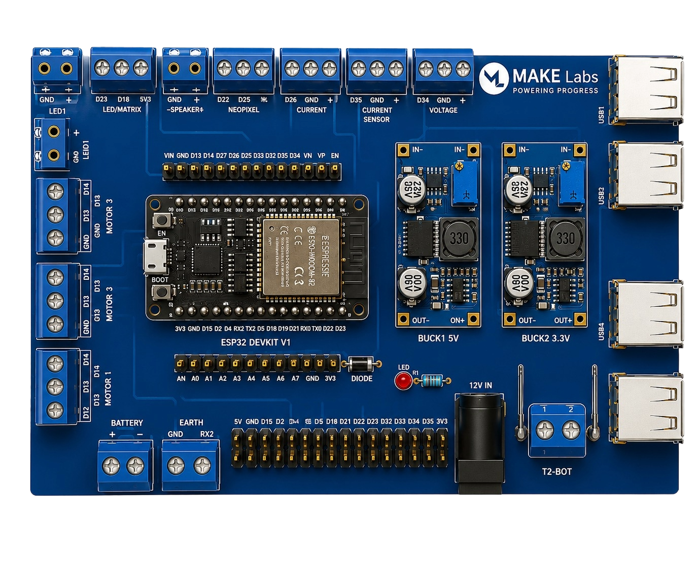 T2-BOT Controller Board